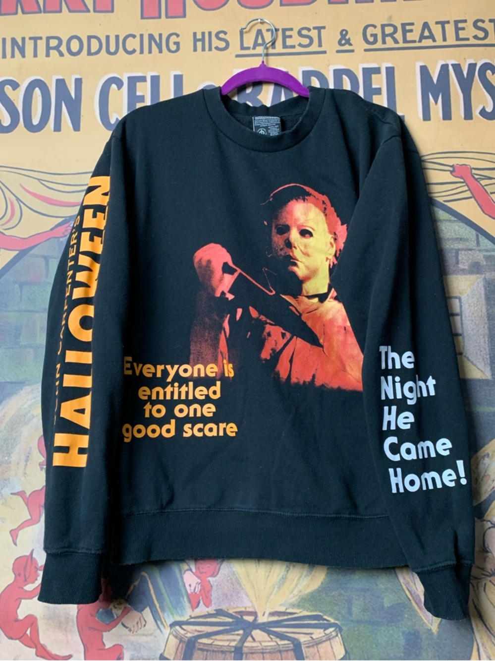 Halloween Michael Myers Horror Movie Graphic Sweatshirt